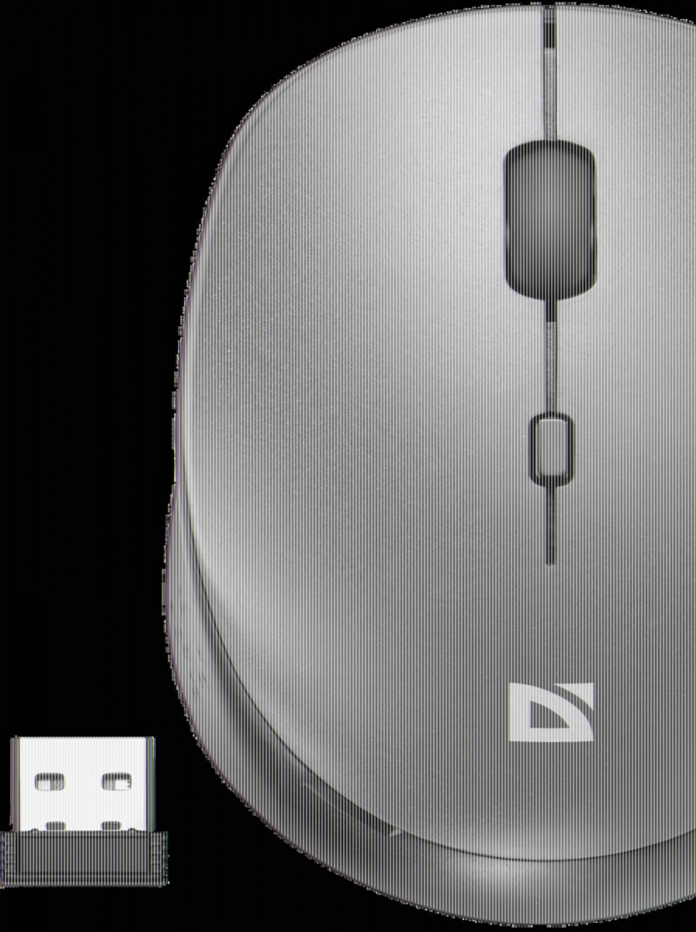 Мышь беспроводная Defender Auris MB-027 серый,4D,800-1600dpi,бесшумн