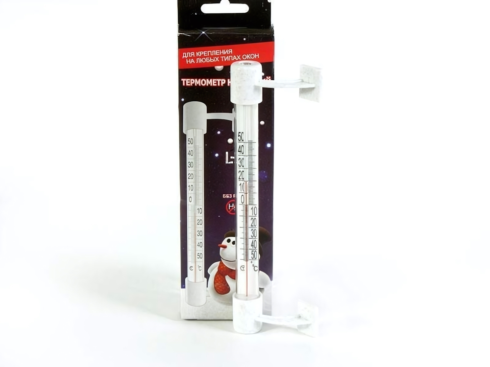 Термометр оконный "Евро" на липучке