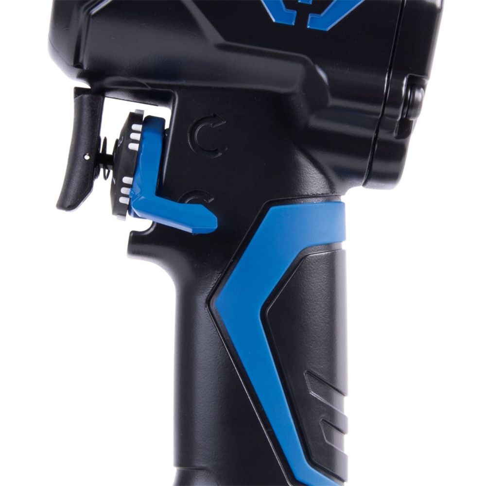 KING TONY (P33431-050B) Гайковерт пневматический ударный 1/2", 678 Нм, в комплекте 3 ударные головки