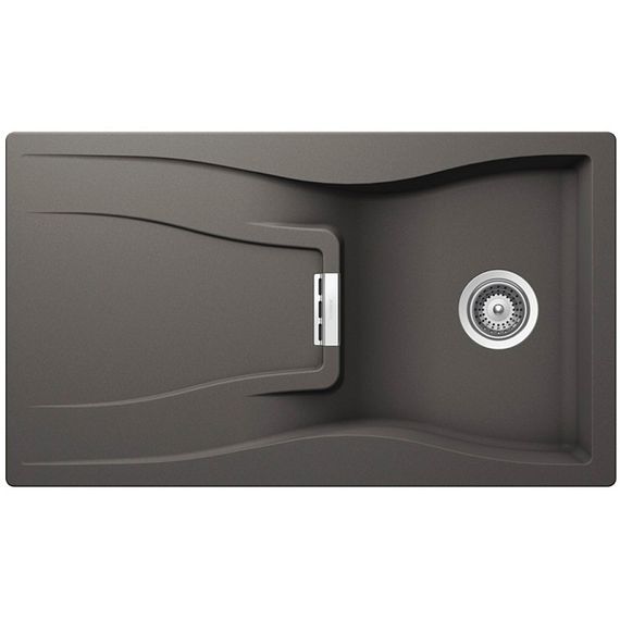 Мойка SCHOCK Waterfall 45D (D-100) Cristadur 860х500 серебристый камень