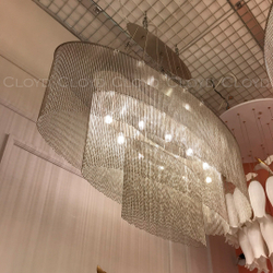 Люстра Cloyd ONASSIS C10 / шир. 100 см - никель сатин (арт.11462)