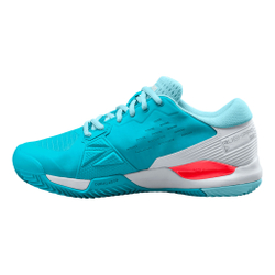 Женские теннисные кроссовки Wilson Rush Pro ACE Clay Court Shoe Women - Turquoise, White