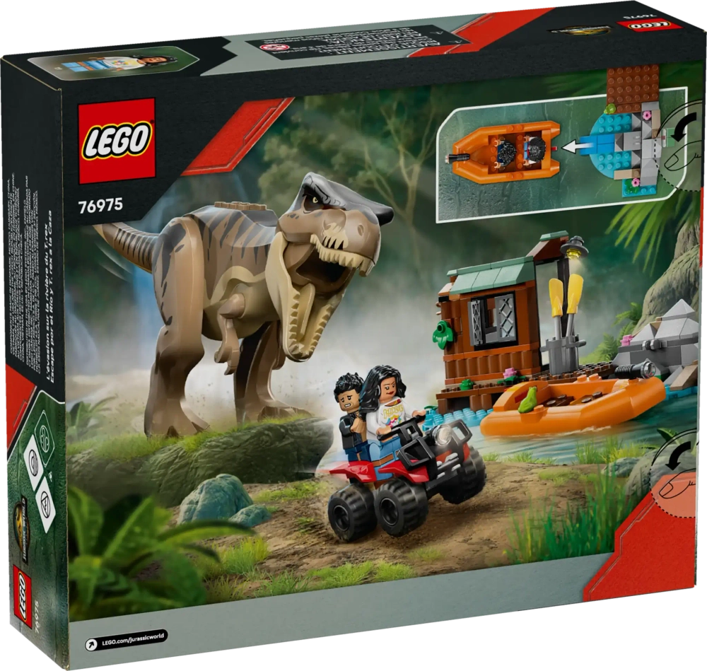 Конструктор LEGO Jurassic World 76975 Побег из реки Тираннозавра Рекса