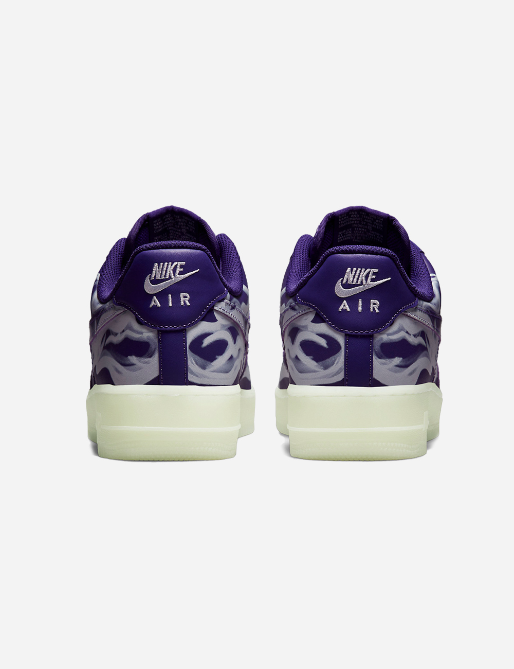 Nike Air Force 1 Purple Skeleton