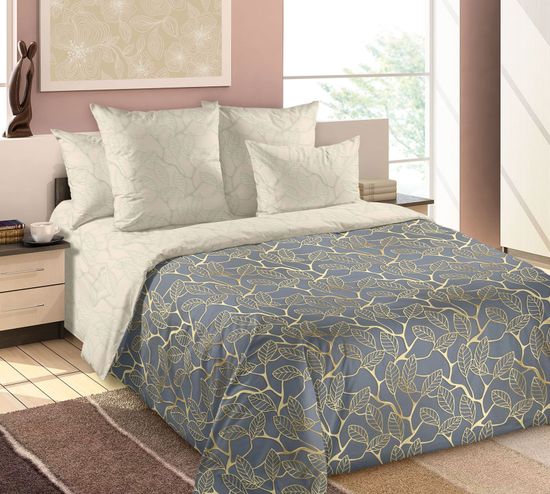 Семейный комплект постельного белья Золотой день перкаль