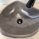 Раковина из речного камня RS-66017 45х37х15 из натурального камня