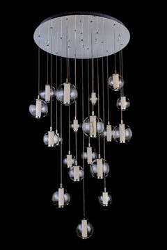 Подвесная люстра LED 140W 3000К LE7703/19 Chrome хром Aurore Leon