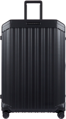 Чемодан Piquadro PQ-LM (BV4428PQLM/NO) 51x75x28см 82л. поликарбонат/натур.кожа черный матов.