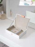 Органайзер для украшений Stackers Mini Box Lid (Taupe) (белый / White)