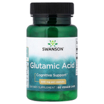 Swanson Vitamins, Глутаминовая кислота, 500 мг, 60 растительных капсул