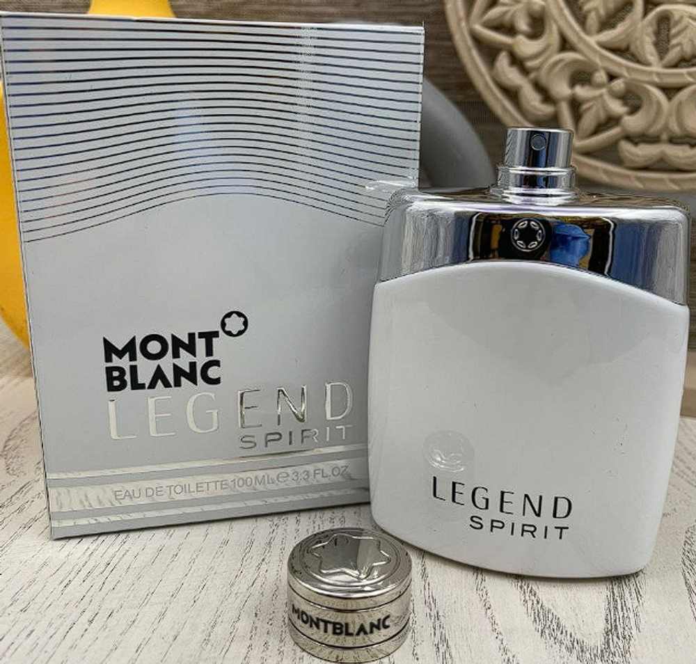 Legend Spirit Montblanc 100 ml (Коробка парфюма без слюды, парфюм новый, распаковка для фото)