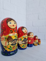 Матрешка "с курочкой" традиция 5мест
