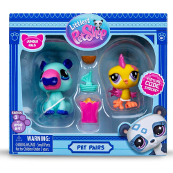 Littlest Pet Shop - Попугай и капибара 2-PAK Два животных+аксессуары LPS00620