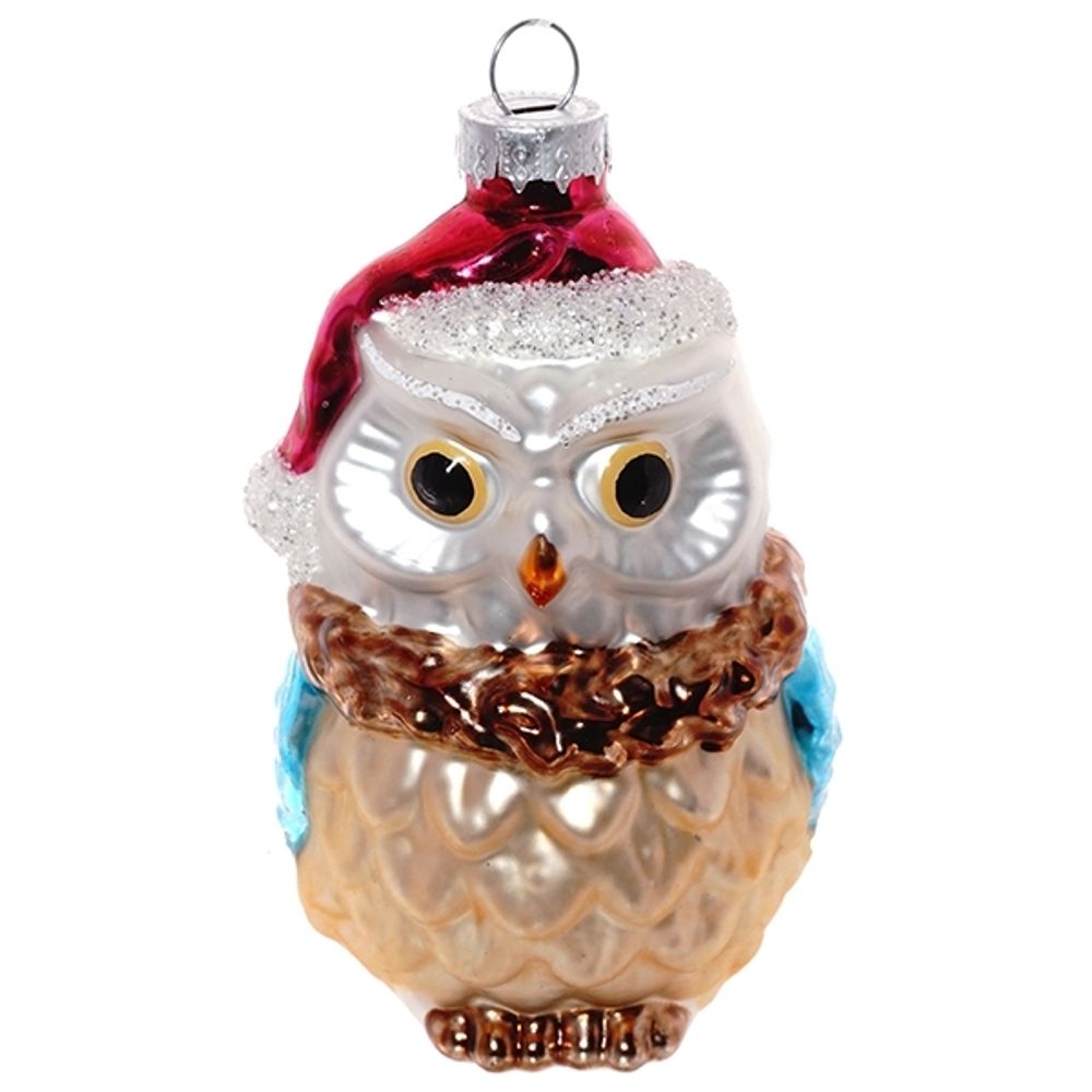 GAEM Украшение новогоднее "Сова", L7 W7 H12,5 см