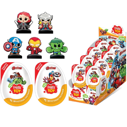 Kidsbox Disney Marvel Фруктовые пастилки с подарком