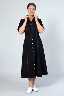 Платье женское 3964АП, черный #429Ч053964АП