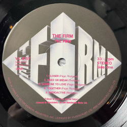 Винтажная виниловая пластинка LP The Firm (Japan 1985) (No Obi) Midnight Moonlight