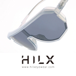Спортивные очки HILX Newblood Shiny Crystal Grey / Black Mirror Lens