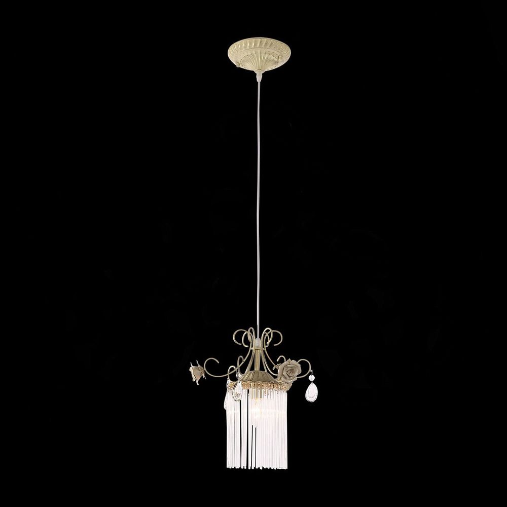 SL425.503.01 Подвес ST-Luce Белый/Прозрачный E14 1*40W