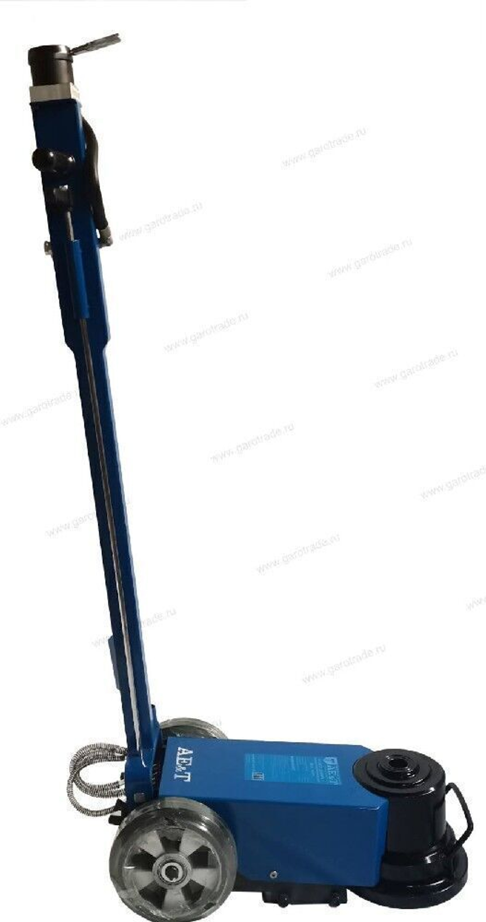 Домкрат подкатной пневмогидравлический AE&T, 50 тонн HJ-50/25