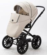 Детская коляска Adamex Chantal Retro Deluxe 3 в 1 C-SA07 (СВ. БЕЖЕВЫЙ)