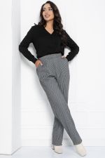 Брюки Кларисса (черно-белые) Б12351-18 LT Collection