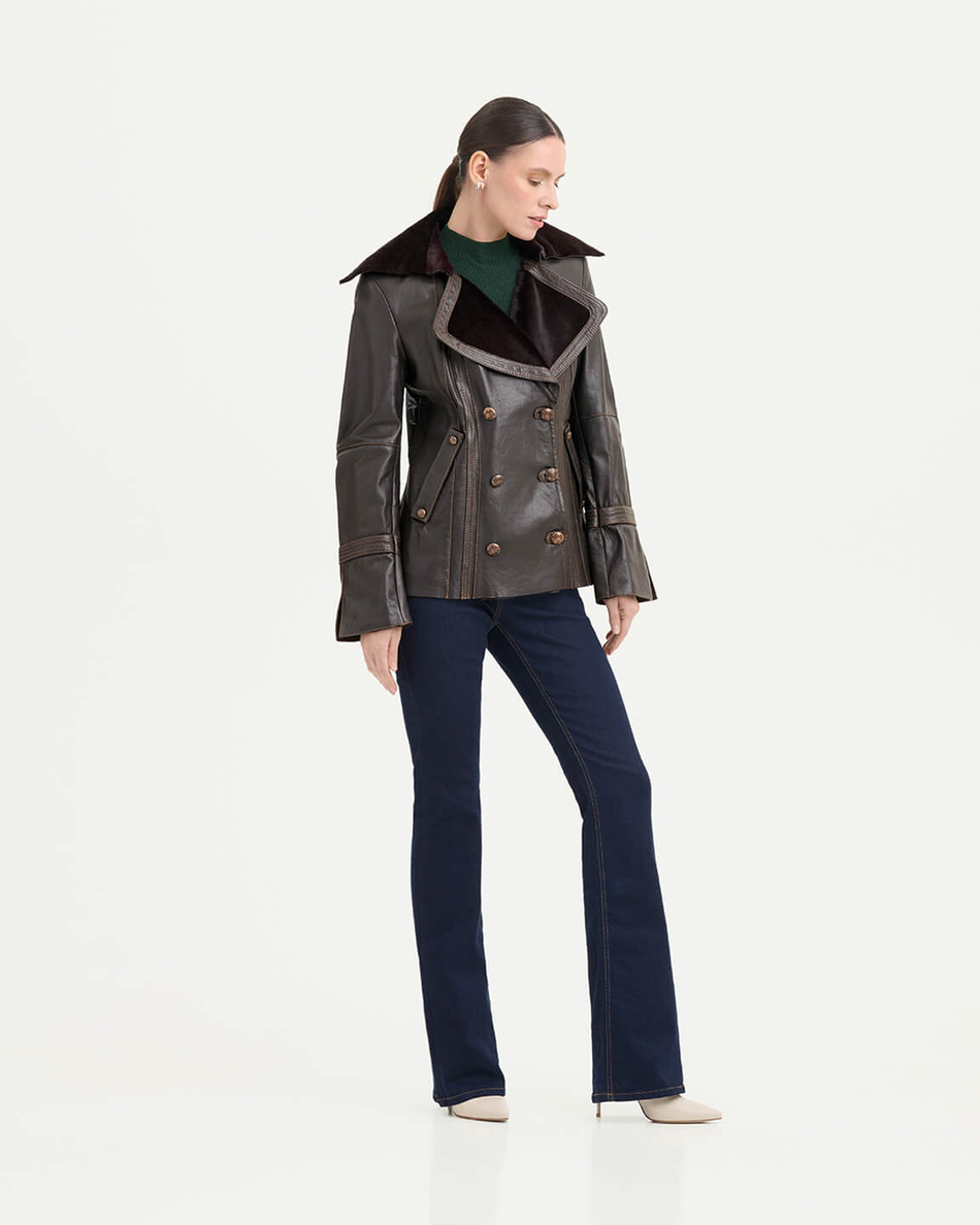 Жакет из овчины