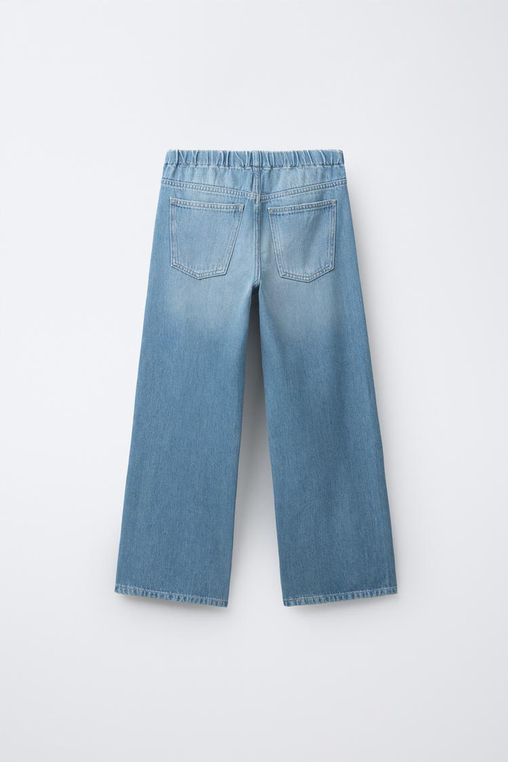 ZARA ДЖИНСЫ С ЭЛАСТИЧНЫМ ПОЯСОМ, СИНИЙ