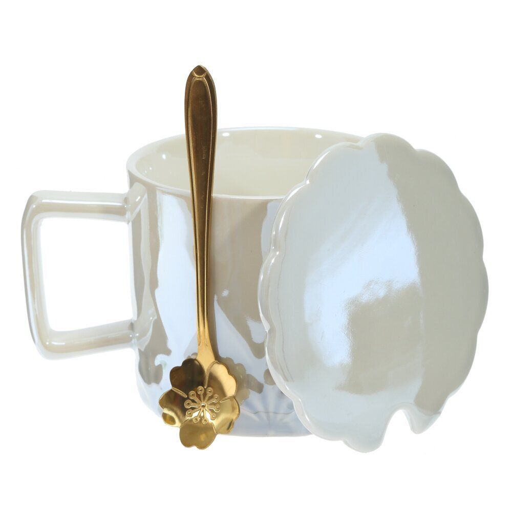 GAEM Кружка с крышкой, 420 мл, L13 W10 H9 см, 4в.