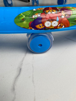 Ходунки "Маленький водитель С", 8 силиконовых колес, муз., игр. (Alis) (синий)