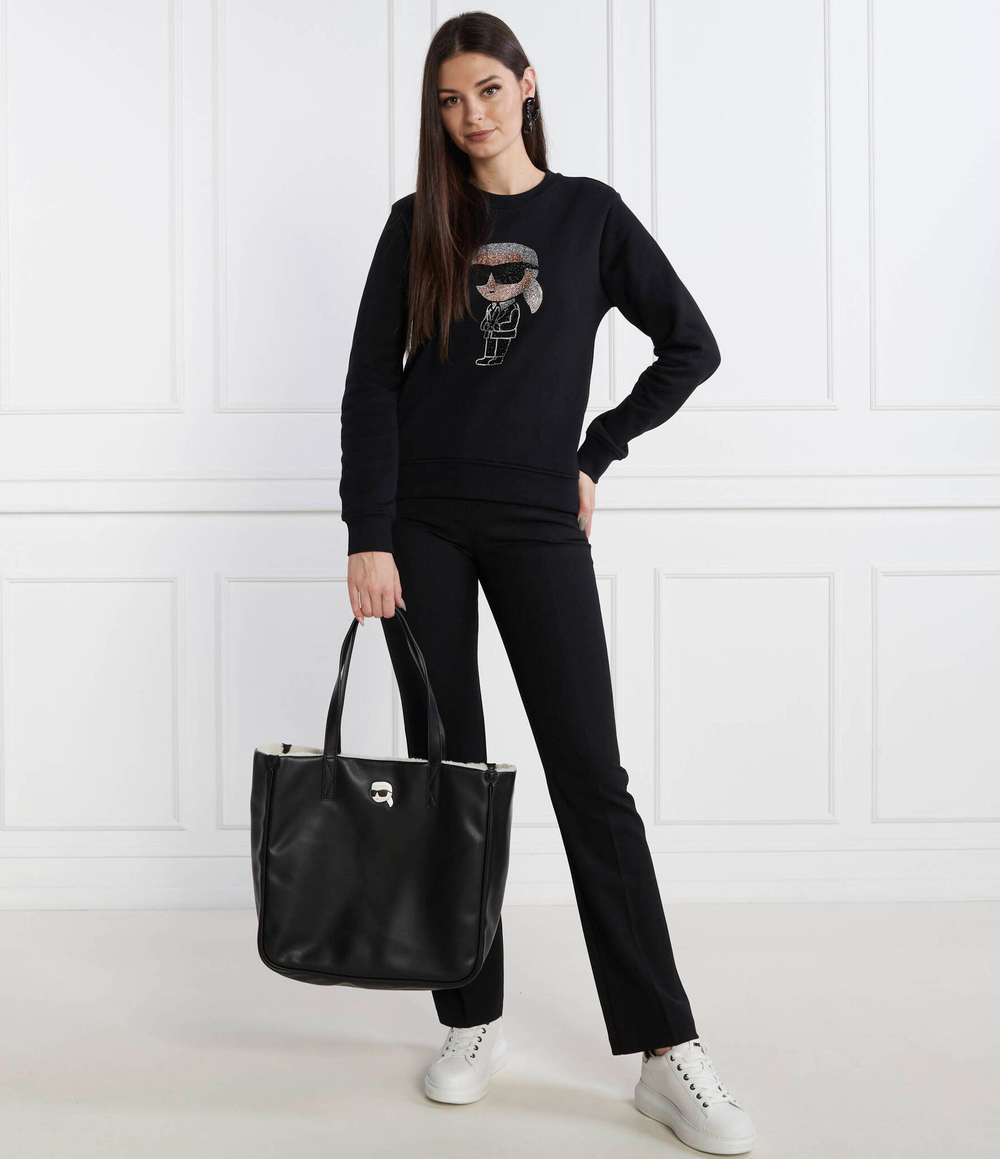 Шопер двухсторонний + поясная сумка k/ikonik 2.0 Karl Lagerfeld - черный(236W3073)