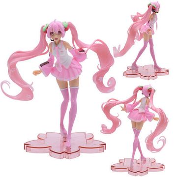 Фигурка Аниме Мику Хацунэ Сакура / Miku Hatsune 19см