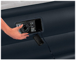 Кровать надувная Intex, 191х99х42 см, 64132NP, нас встроен, электр, флок, с ребрами жест, 136 кг