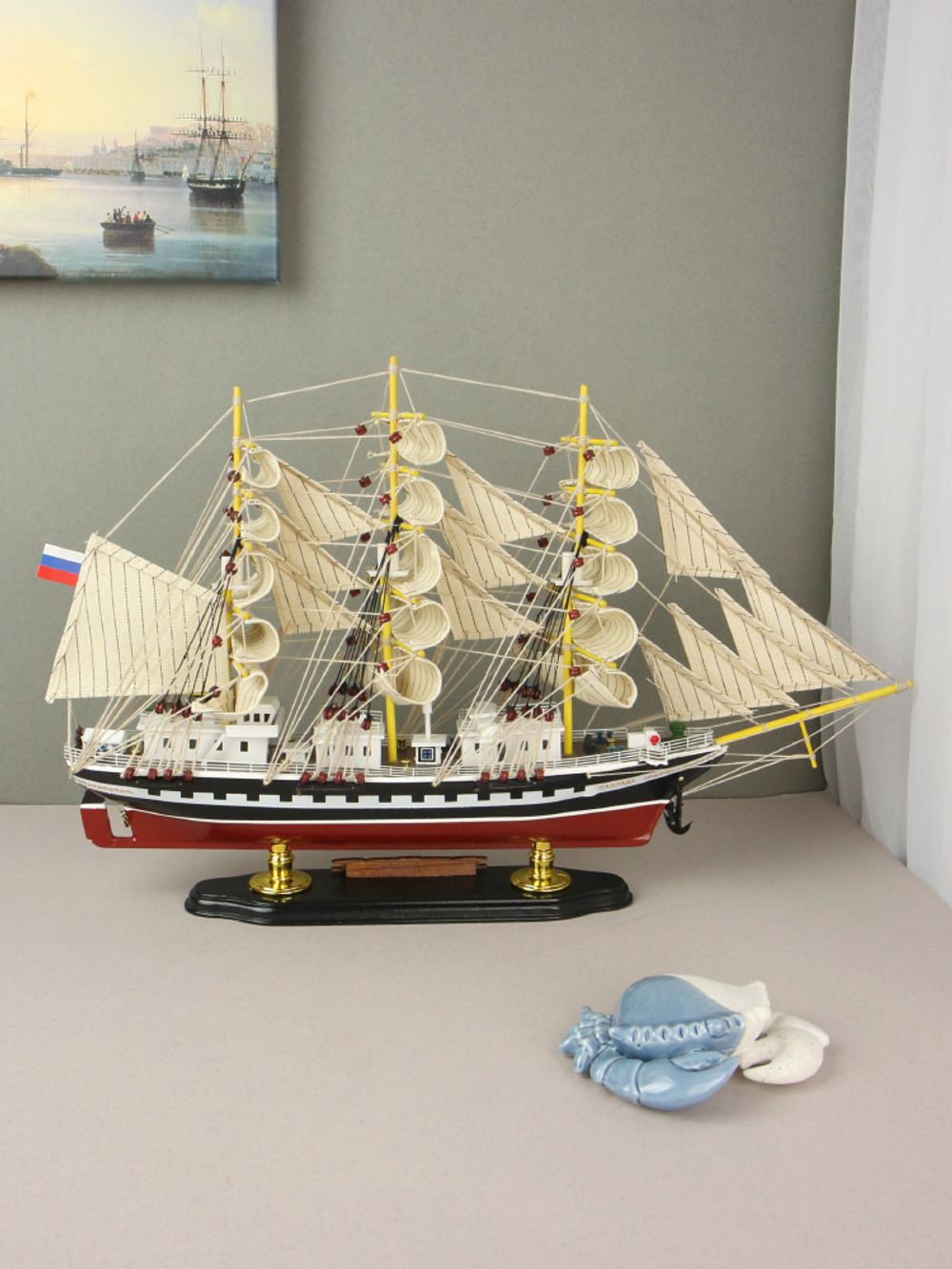 Meteor Lights Модель парусника Паллада, 52 см