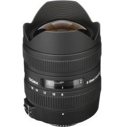 Объектив Sigma AF 8-16mm f/4.5-5.6 DC HSM Canon EF-S, черный