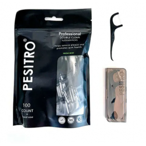 Флоссер Pesitro (100 шт + кейс) мята