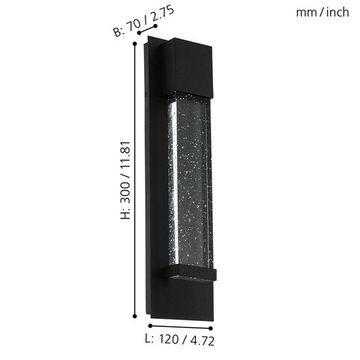 Бра 6.6W 3000K 98153 черный VILLAGRAZIA Eglo