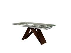 Mika Обеденный стол раздвижной коричневый 160/220