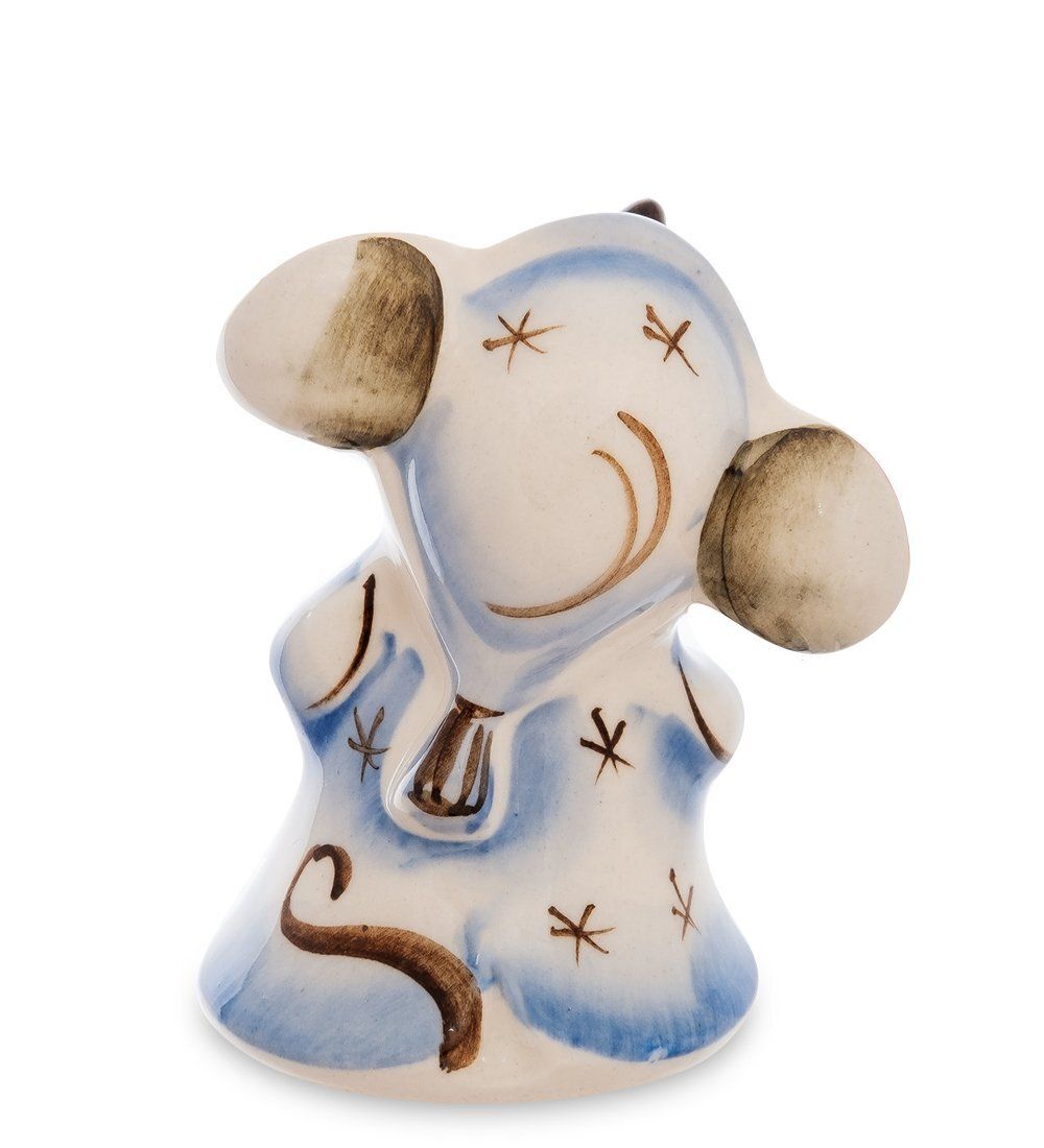 ГЛ- 632 Фигурка «Мышка» цв. (Гжельский фарфор)