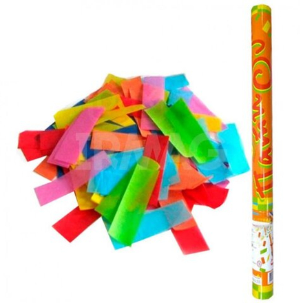 Пневмо хлопушка 100 см Полоски разноцвет ПБ