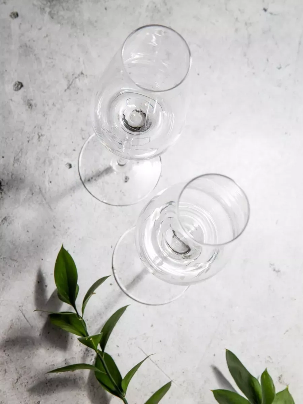 Бокал для шампанского на длинной ножке, 250 мл, 2 шт