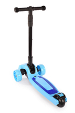 Самокат 3-х колесный, свет, звук, 03Б (голубой)