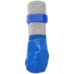 Башмачки для животных прорезиненные на дождливую погоду «LAPUSIK», цвет голубой, размер s, 3,5см