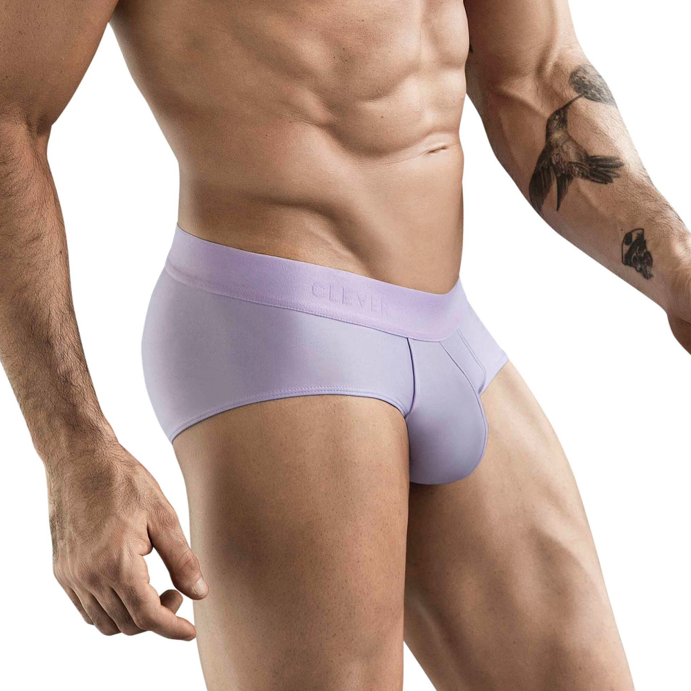 Мужские трусы брифы фиолетовые Clever SAPPHIRE BRIEF 177619