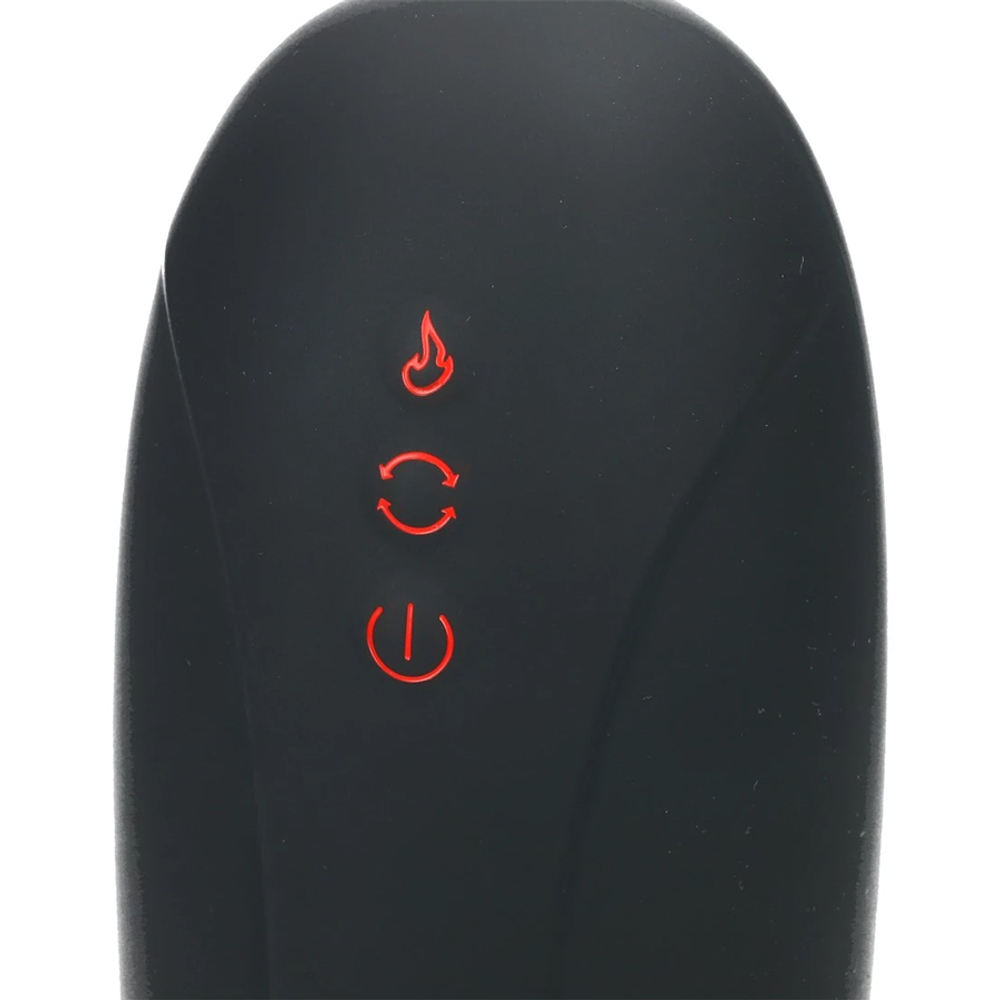 Автоматический вибромастурбатор 13,5см с эффектом нагрева и маятниковыми движениями JamyJob Heat Swing-R & Vibration Masturbator