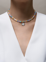 Чокер "Kill My Mind" из селенита Silver