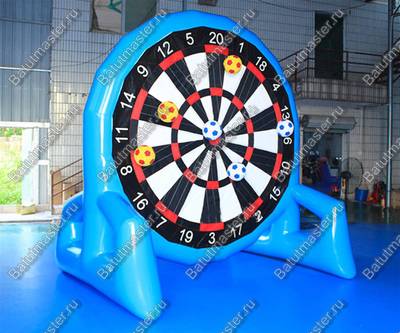 Надувной герметичный дартс «XL» диаметр 4,5 м, размер 4,5×1,5×4,5 м