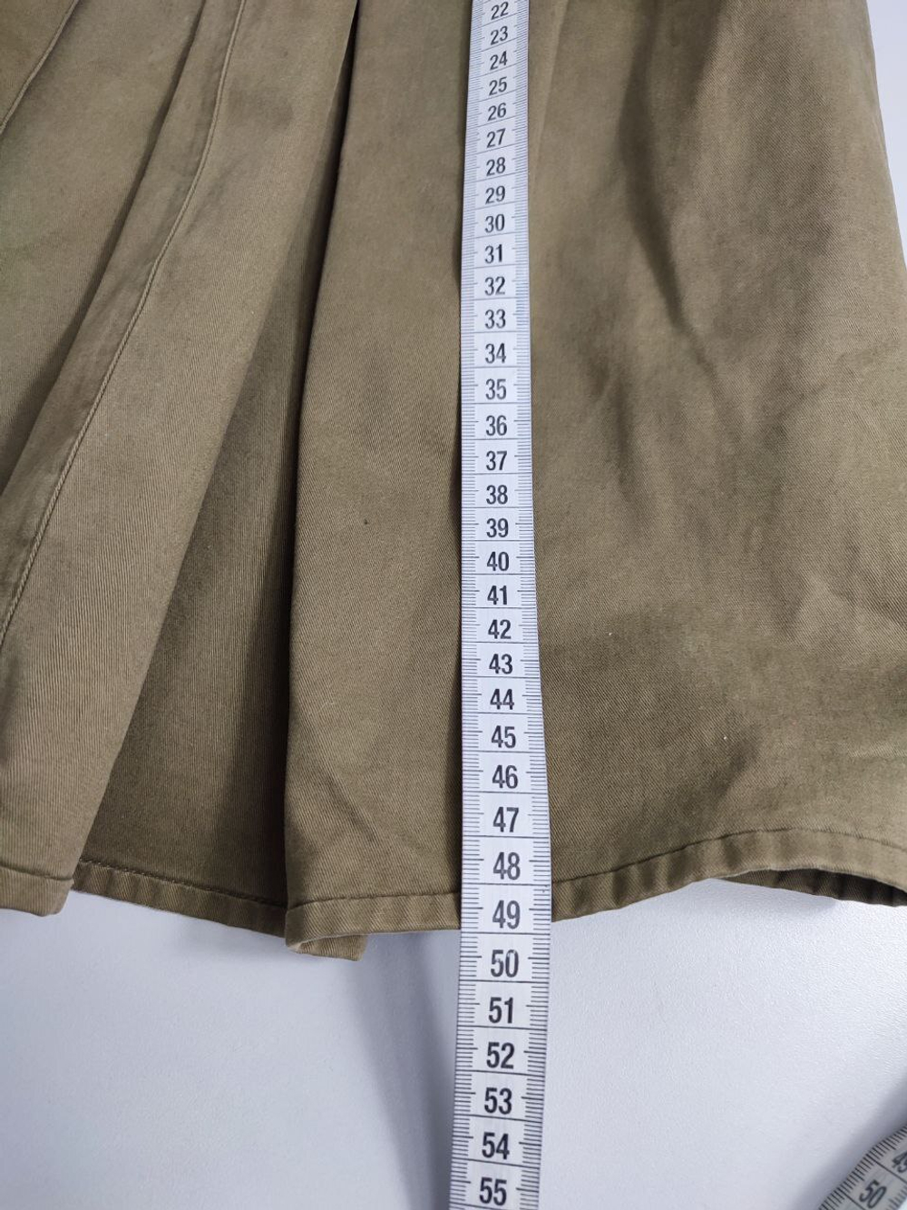 Юбка бежевая в складку 40 размер