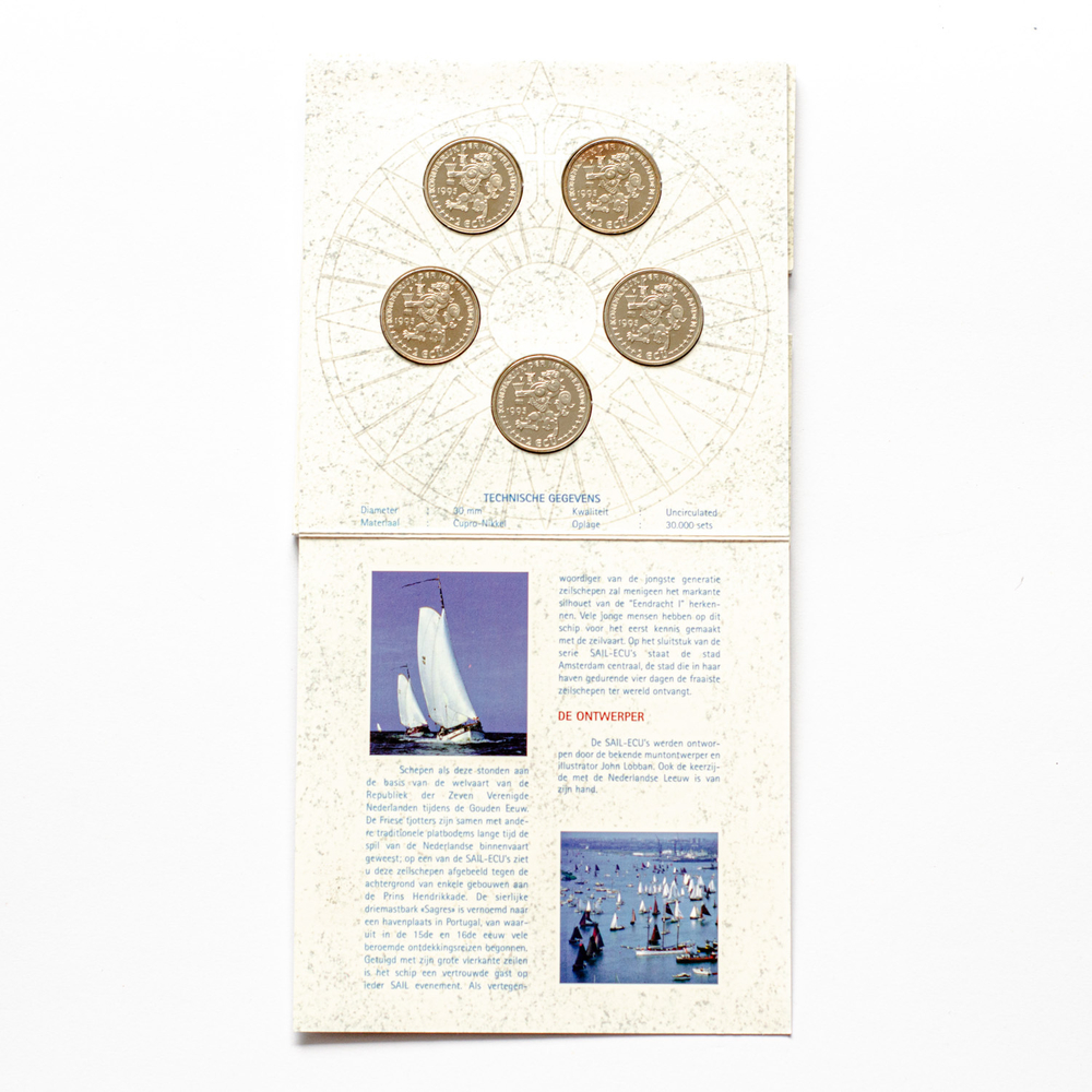 Netherlands 1995 BU Set – "Sailing Ships"