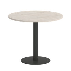 Home Office Стол круглый VR.SP-5-90.1 Денвер Светлый/Металл Антрацит 900*900*753